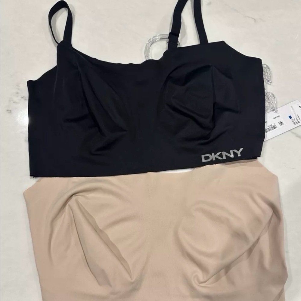 NWT DKNY Wirelesss Laser Cut Scoop Bra Size XL